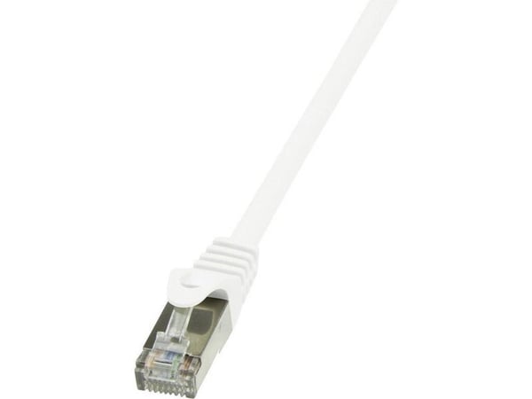 LogiLink 15m Cat.6 F/UTP, 15 m, Cat6, F/UTP (FTP), RJ-45, RJ-45, Hvit