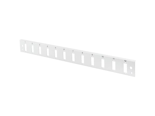Digitus DN-96201-QL, Etupaneeli, Harmaa, 1U, Pyöreä, Turkki, SC duplex