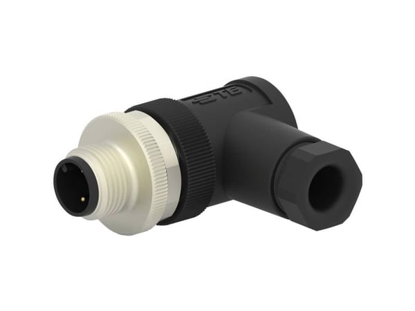 TE Connectivity T4113001031-000 Anturi, toimilaitteen liitin, M12 Liitin, kulmaliitin Navanumero (RJ): 3 1 kpl