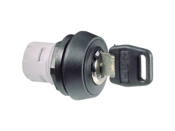 RAFI RAFIX 16 1.30076.121 Avainkytkin musta 1 x 90° 1 kpl