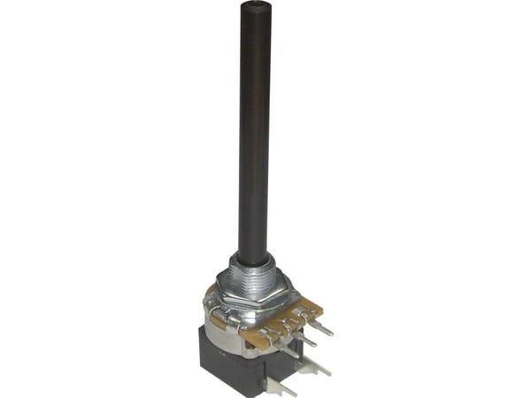 Potentiometri Service PC20BU/HS4 CEPS F1 L:65 A10K Pyörivä potentiometri kytkimellä Mono 10 kΩ 1 kpl