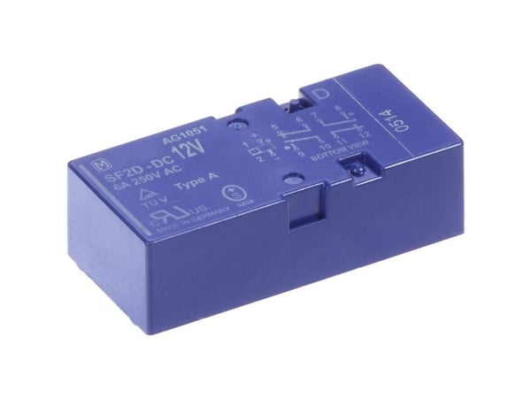 Panasonic SF2D24D PCB-rele 24 V/DC 8 A 2 x rajakytkin, 2 x katkaisukytkin 1 kpl