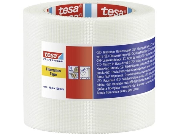 Glasfibertejp 100 mm x 45 m