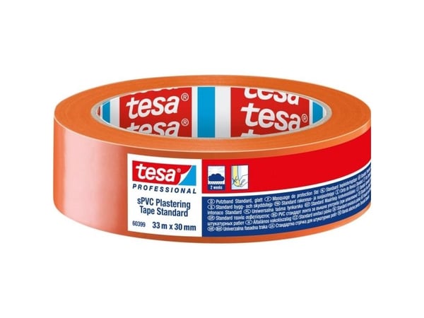 tesa SPVC 60399-00000-01 Rengöringsband tesa® Professional Orange (L x B) 33 m x 30 mm 1 stk