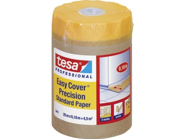 TESA easy-cover-precision/25x180 beskyttelsespapir med pose