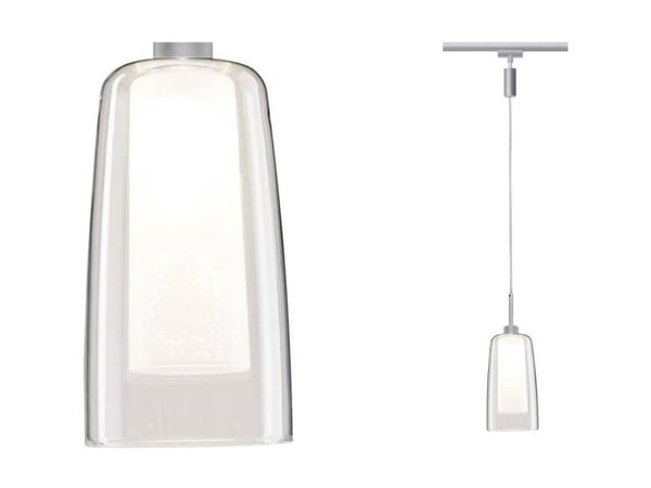 Paulmann 949.98, Spotlight på skinne, GU10, 1 ampuller, LED, 2700 K, Kromfarget
