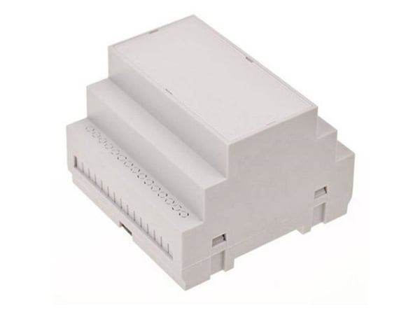 TRU COMPONENTS TC-7910884 DIN-nahkakaappi 88 x 90 x 65 ABS-V0 Grå 1 kpl