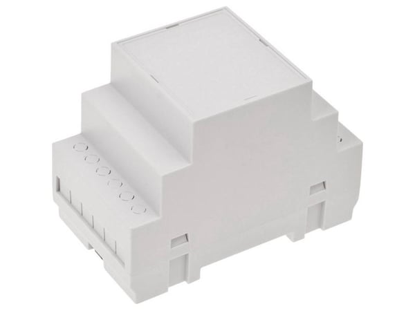 TRU COMPONENTS TC-7910772 DIN-nahkakaappi 53 x 90 x 65 ABS-V0 Grå 1 kpl