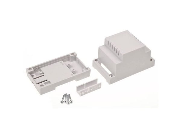 TRU COMPONENTS TC-7910728 DIN-nahkakaappi 53 x 89 x 65 ABS-V0 Grå 1 kpl