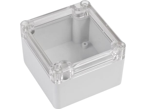 TRU COMPONENTS TC-7910748 Universalkabinet 82 x 80 x 55 ABS-PC Grå 1 stk