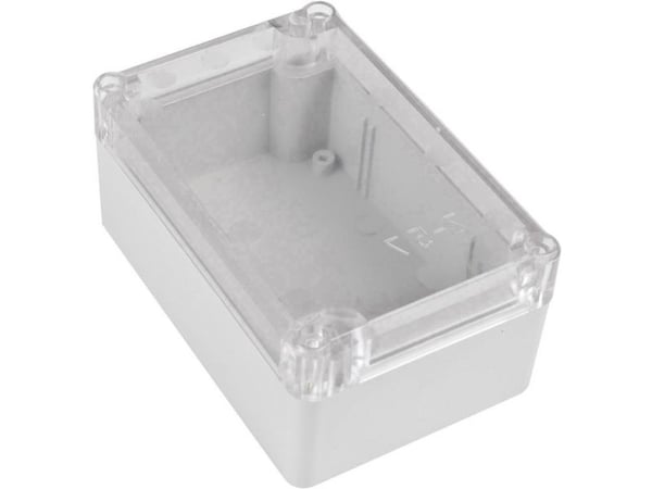 TRU COMPONENTS TC-7910740 universalkabinett, 118 x 78 x 55 mm ABS-PC grå, 1 stk
