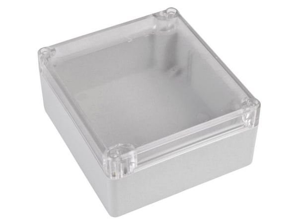 TRU COMPONENTS universalkabinett 125 x 115 x 58 ABS-PC grå (1 st)