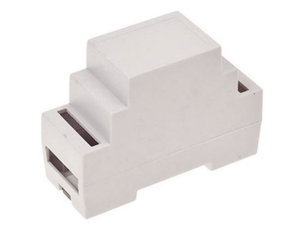 TRU COMPONENTS TC-7910732 DIN-nahkakaappi 34 x 89 x 63 ABS-V0 Grå 1 kpl