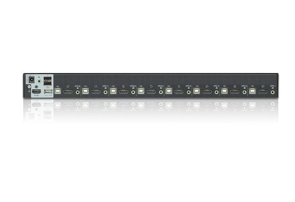 ATEN CS1798 - KVM / lyd / USB-svitsj - 8 x KVM/lyd/USB - 1 lokalbruker - stasjonær, rackmonterbar
