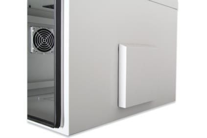 Digitus DN-19 12U-6/6-I-OD - Skap - veggmonterbar - grå, RAL 7035, pulverbelegg - 12U - 19"