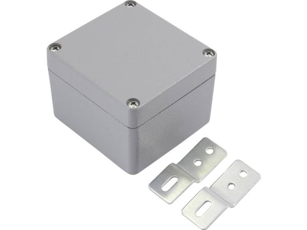 TRU COMPONENTS ES-FA5 TC-6649564 universal kasse 222 x 145 x 55 støpt aluminium lys grå (1 stk)