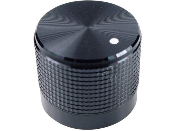 Cliff FC7225 FC7225 Pyörivä nuppi kärjellä Musta (Ø x K) 20 mm x 17 mm 1 kpl