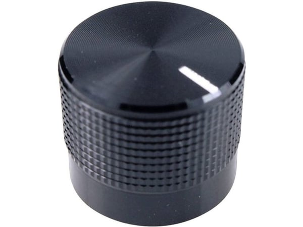 Cliff FC7225B Pyörivä nuppi, jossa merkkivalo Musta (Ø x K) 20 mm x 17 mm 1 kpl