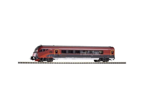 PIKO Railjet Control Car ÖBB VI, H0 (1:87)/TT (1:120), 14 år, Sort, Rød, 1 stykker