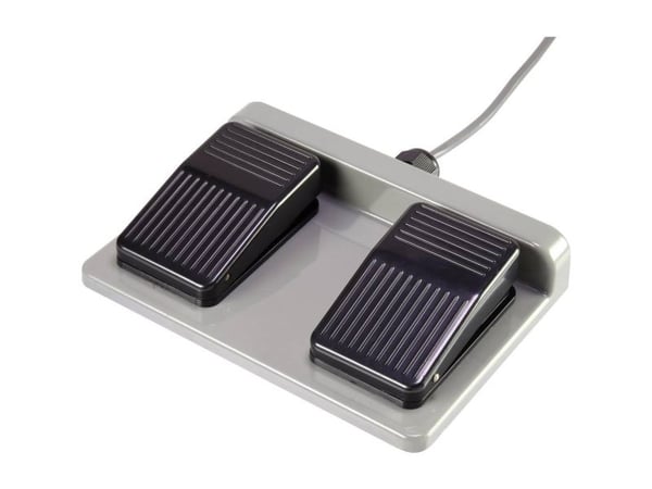 TRU COMPONENTS fotkontakt 250 V/AC 10 A, 2 pedaler, 2 slutkontakt