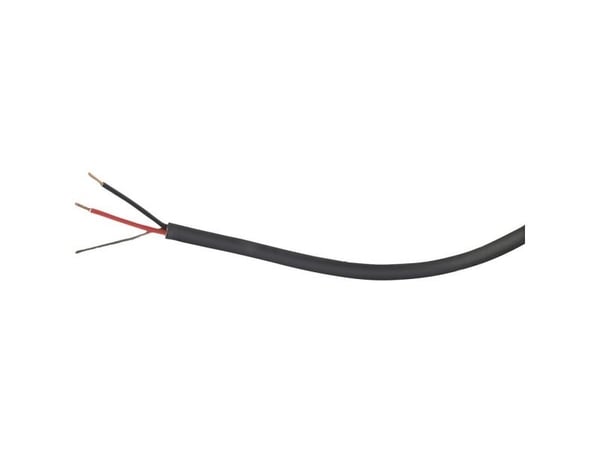 Kash 70I119 Mikrofonkabel 2 x 0.12 mm² Sort 10 m