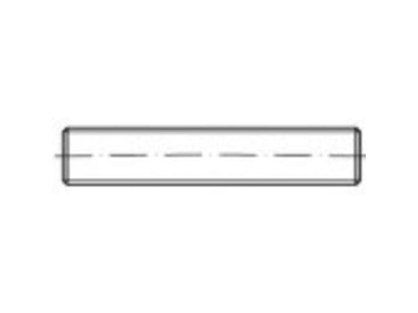 TOOLCRAFT TO-5384511 gjengbolt M12, 35 cm, stål, galvanisert, 10 stk