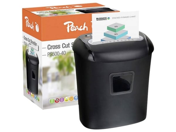 Peach PS500-40 - Makulator - tverrkutt - 5 x 16 mm - P-4, O-1, T-2