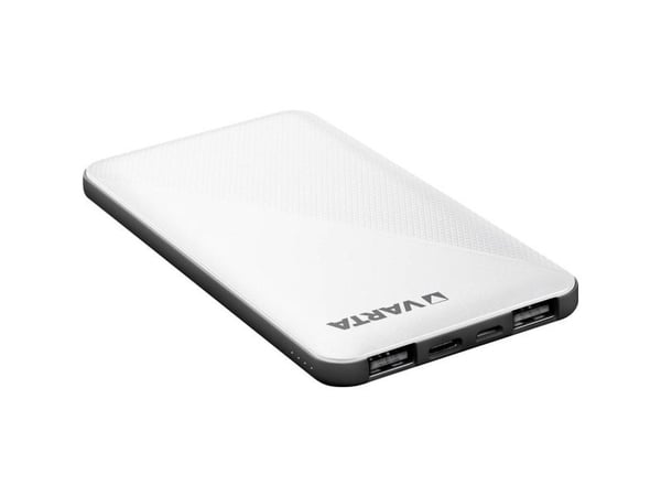 Varta Energy - Strømbank - 5000 mAh - 18.5 Wh - 12 watt - 3 utgangskontakter (2 x USB, USB-C)