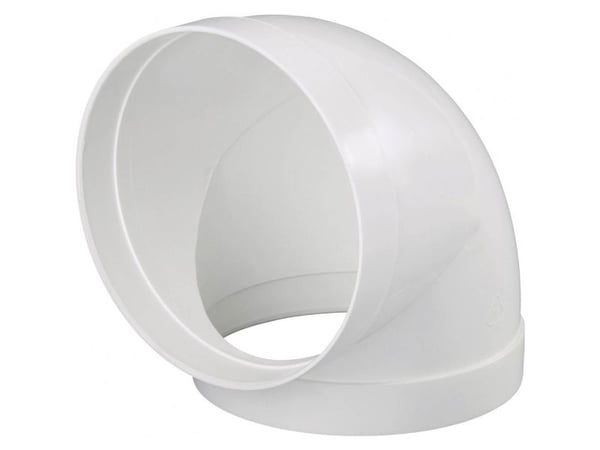 Wallair 20210165 rundrör ventilationssystem 150 – rörböj 90°