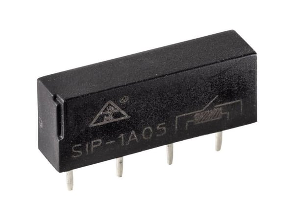 Conrad SIP1A05, Sort, -40 - 80 °C, 10 W, 0,5 A, 5 - 200 V, 5,08 x 19 x 7,4 mm