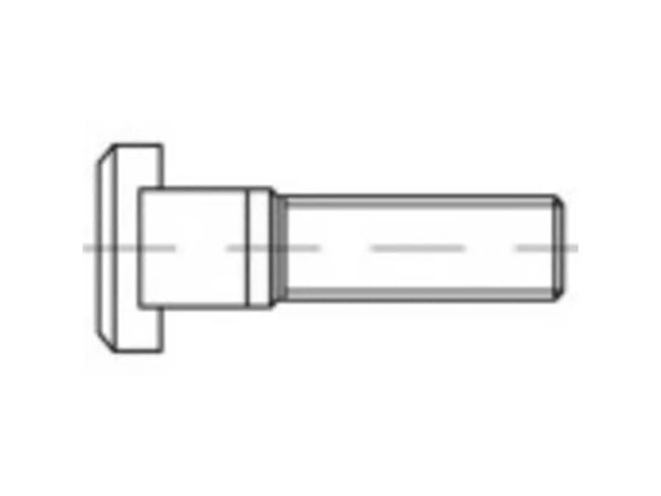 TOOLCRAFT 112530 T-bolter M16 63 mm firkant DIN 787 stål, 10 stk
