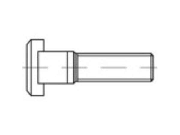 TOOLCRAFT 112564 Stiftskruer M8 60 mm DIN 835 Stål 100 stk