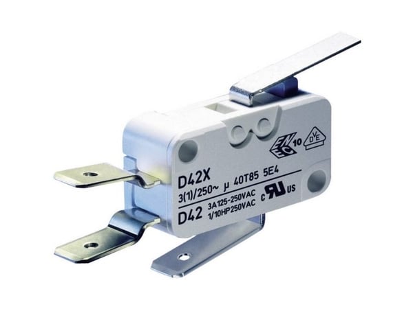 ZF D459-V3LD Mikrokytkin D459-V3LD 250 V/AC 16 A 1 x On/(On) painike 1 kpl 1 kpl