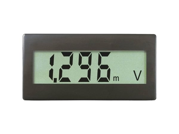 VOLTCRAFT DVM330G digitalt måleinstrument for innbygging 0 - 199,9 mV (kan utvides etter ønske med forkobling av motstander)