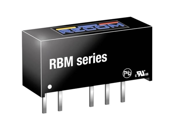 RECOM RBM-0505S DC/DC-muunnin, tulostus 200 mA 1 W Lähtöjen määrä: 1 x