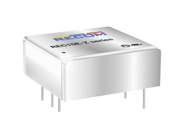 RECOM REC15E-2415SZ DC/DC Binary Converter 1000 mA 15 W Lähtöjen määrä: 1 x