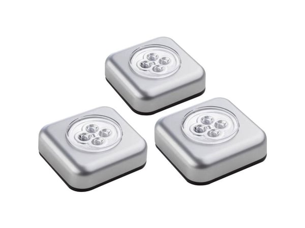 Müller Licht 400136 Liten mobil lampa Set med 3 LED (RGB) Silver