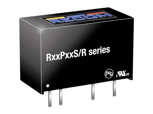 RECOM R05P05S/R8 DC/DC-muunnin, tulostus 200 mA 1 W Lähtöjen määrä: 1 x