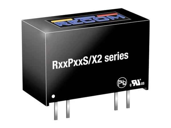 RECOM R05P05S/X2 DC/DC-muunnin, tulostus 200 mA 1 W Lähtöjen määrä: 1 x