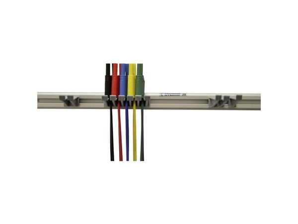 SKS Hirschmann PMS 4 S LMLH Turvatestausjohtosarja [Lamellipistoke 4 mm - Lamellipistoke 4 mm] 1,00 m Punainen 1 kpl 1 kpl