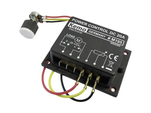 Kemo M195 PWM-tehonsäädin Rakennusmoduuli 9 V/DC, 12 V/DC, 24 V/DC, 28 V/DC