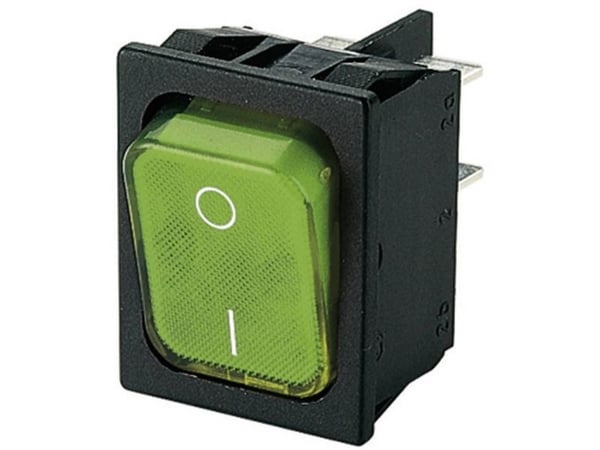 Marquardt 1835.3105 Keinukytkin 1835.3105 250 V/AC 6 A 2 x Off/On IP40 Klikkaava 1 kpl