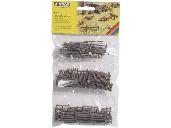 NOCH Country Fences, HO (1:87), Brun
