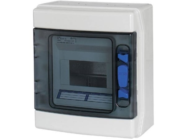 Eaton 174222 IKA-1/6-ST liten fordelertavle, overflatemontert - antall delinger = 6 - antall rader = 1