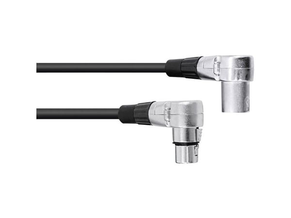 Omnitronic 30220632, XLR (3-pin), Hankjønn, XLR (3-pin), Hunkjønn, 3 m, Svart