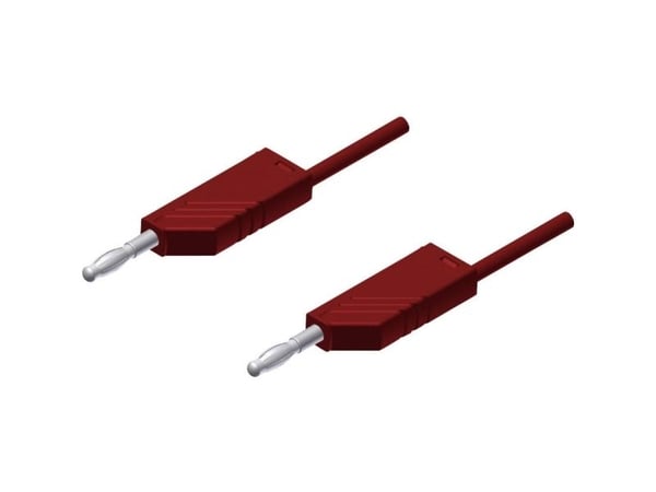 Hirschmann MLN 200/2,5, punainen, PVC-muovi, polyamidi, nikkeli, 30 VAC/60 VDC, 32 A, 0,02 O