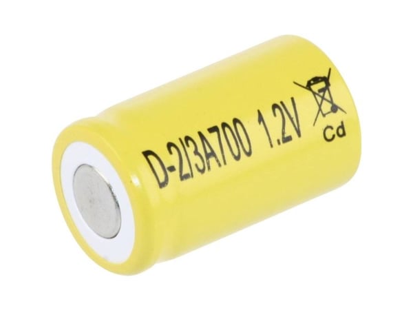 Mexcel D-2/3A700 spesialbatteri 2/3 A flat-top NiCd 1,2 V 700 mAh (1 stk.)