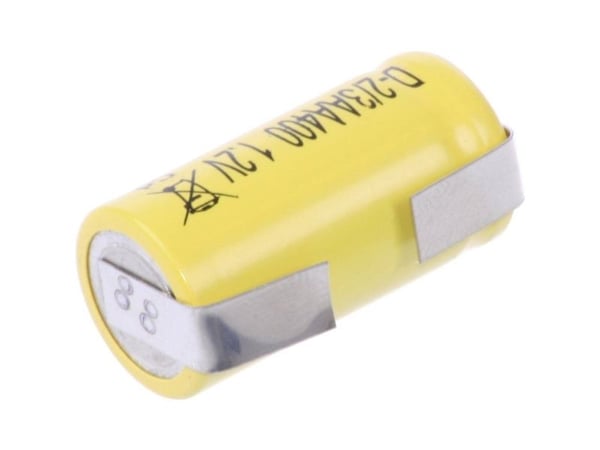 Mexcel D-2/3AA400 Spesialbatteri 2/3 AA U-Tab, Flat-Top NiCd 1,2 V 400 mAh 1 stk