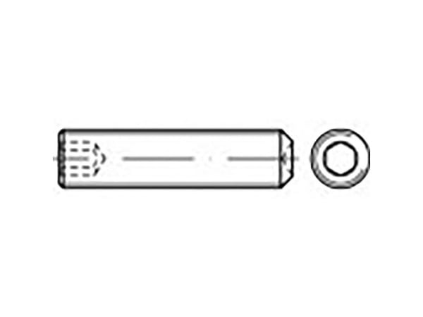 TOOLCRAFT TO-6857382 gjengekvern/ tap M4 20 mm stål sinkbelagt 500 stk