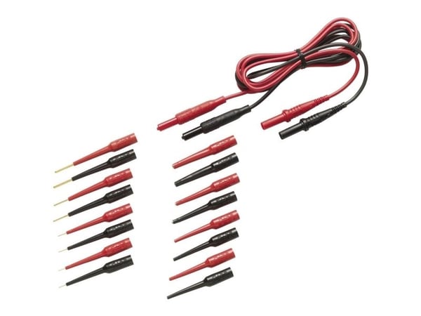 Fluke TL82 testijohtosarja [lampunpidin 4 mm - lampunpidin 4 mm] punainen, musta 1 kpl